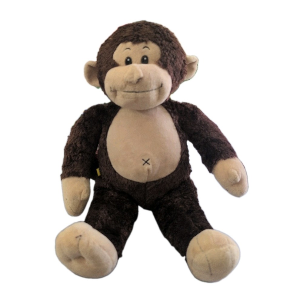 Build-A-Bear Brown Monkey Plush Stuffed Animal 16" Soft Toy
